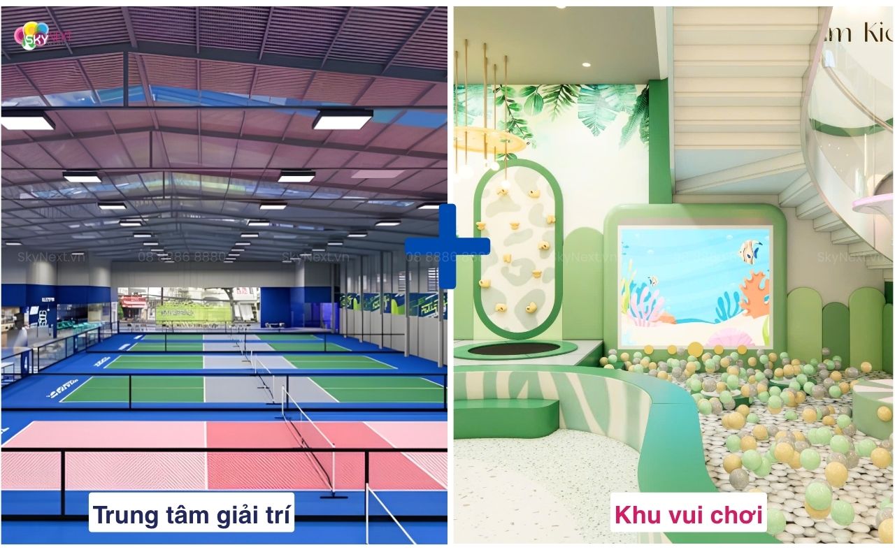 Đầu tư khu vui chơi kết hợp trung tâm thể thao