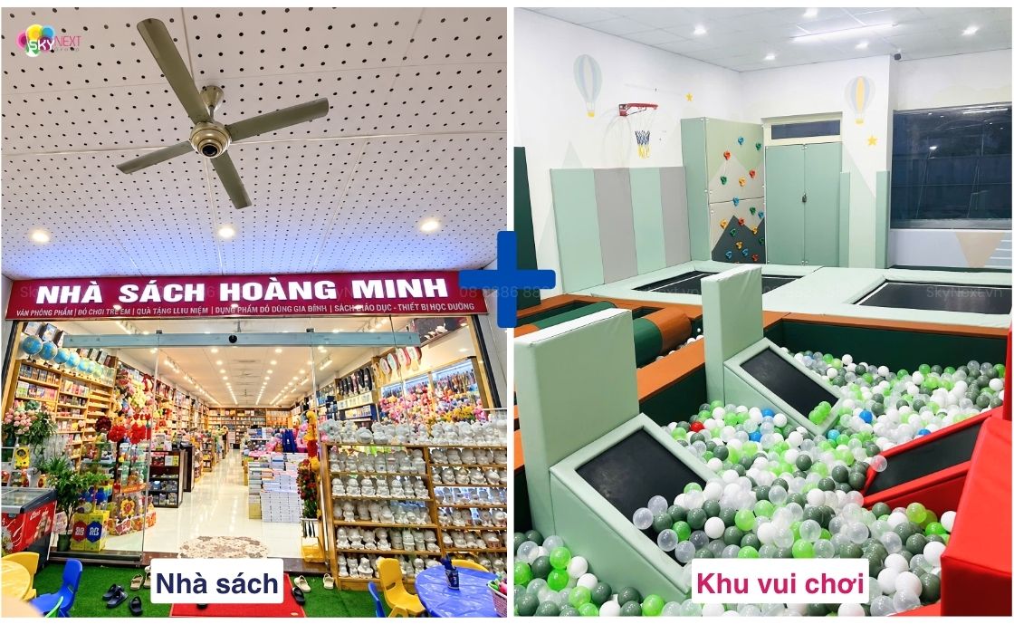 Khu vui chơi kết hợp nhà sách