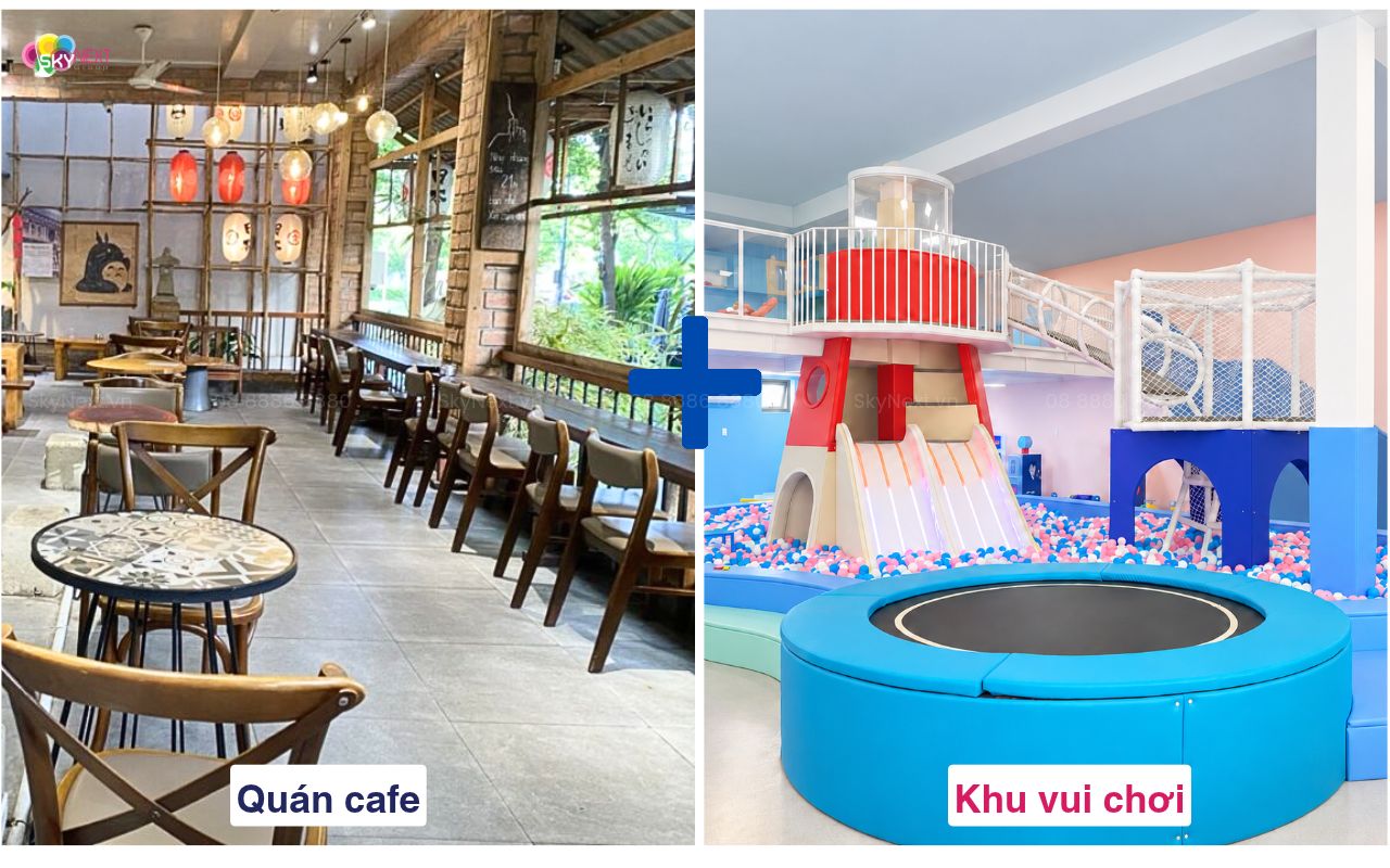 Mô hình đầu tư khu vui chơi kết hợp quán cafe