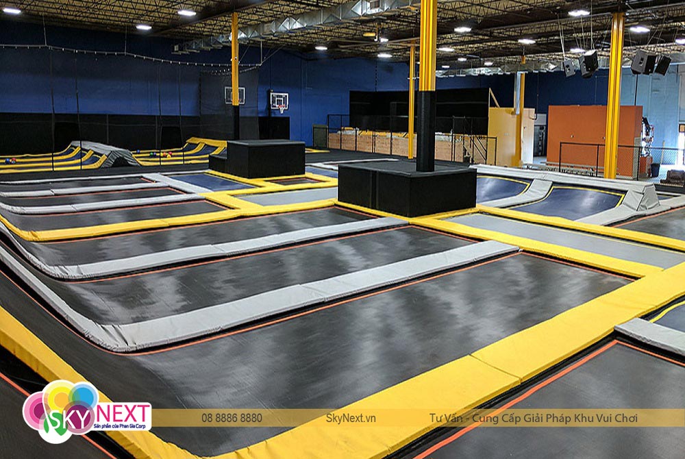 thế giới bạt nhún vui nhộn công viên sàn nhún Trampolines trẻ em