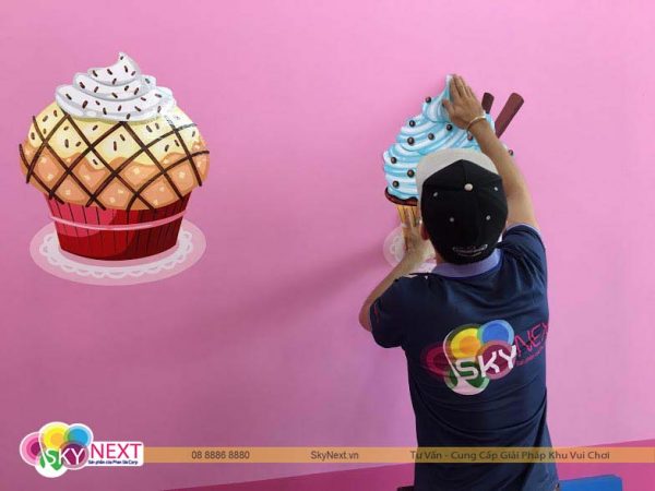 SkyNext thi công khu vui chơi trẻ em đạt chuẩn!