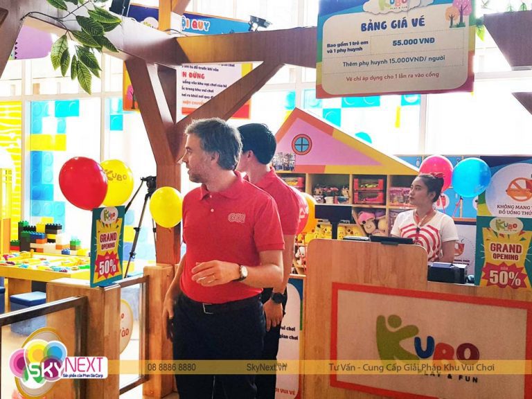 Quầy vé Khu Vui Chơi Big C Tiền Giang phục vụ chu đáo!