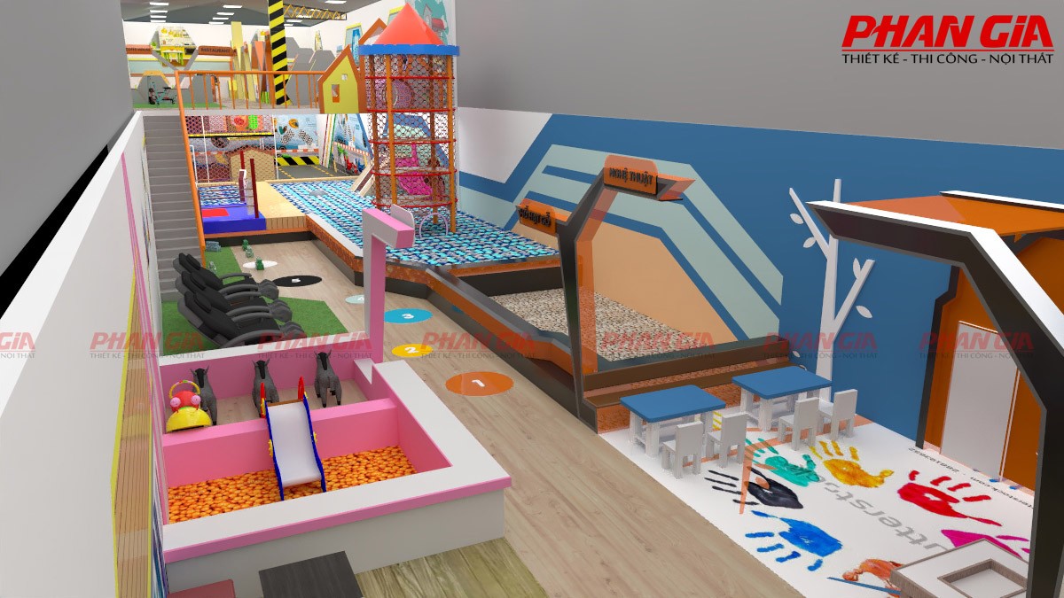 Kids City Hậu Giang phối cảnh thiết kế 3D