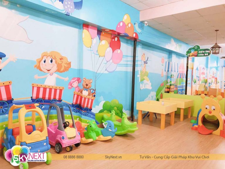 Góc đồ chơi tự do thỏa sức khám phá theo ý thích