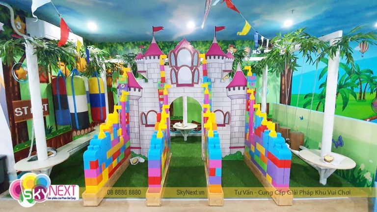 Block lắp ghép nhựa màu sắc tươi sáng bé thích mê!