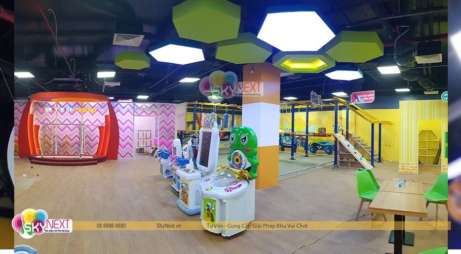 Khu Vui Chơi Funny Móng Cái - Quảng Ninh 650m2 Vincom Plaza 14 Tổng quan khu vui chơi Funny Kids Móng Cái hoành tráng rộng rãi!