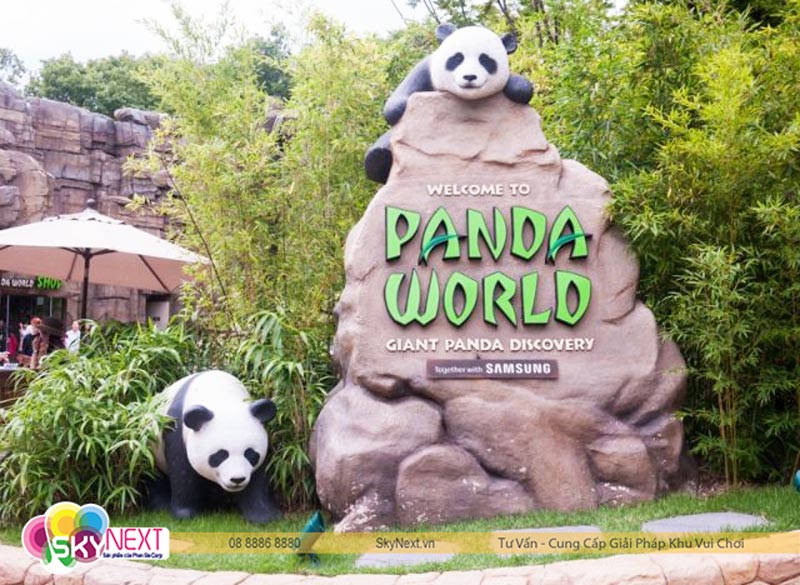 Khu Giải Trí Panda không gian dễ thương bé nào cũng mê!