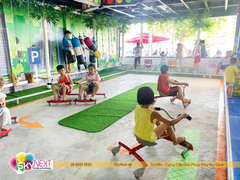 Khu đua xe tốc độ + mạo hiểm rừng trúc sự kết hợp vận động siêu ngầu!