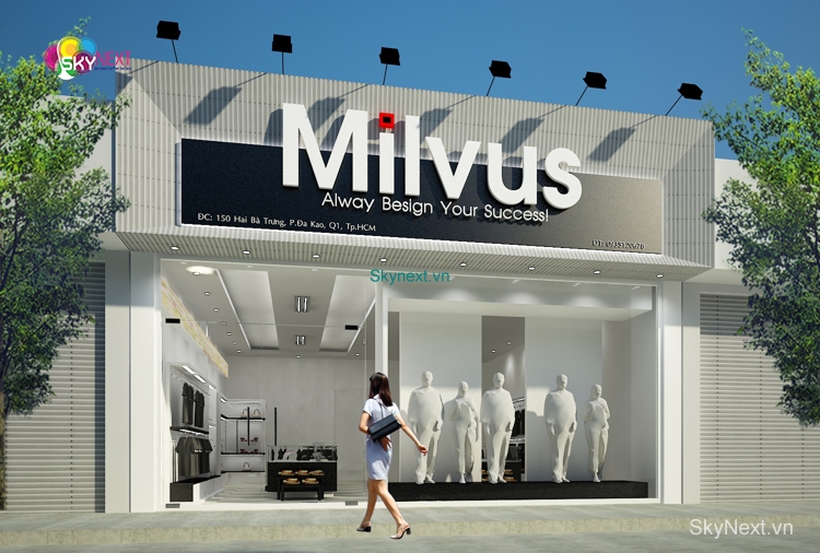 Shop thoi trang milvus 2