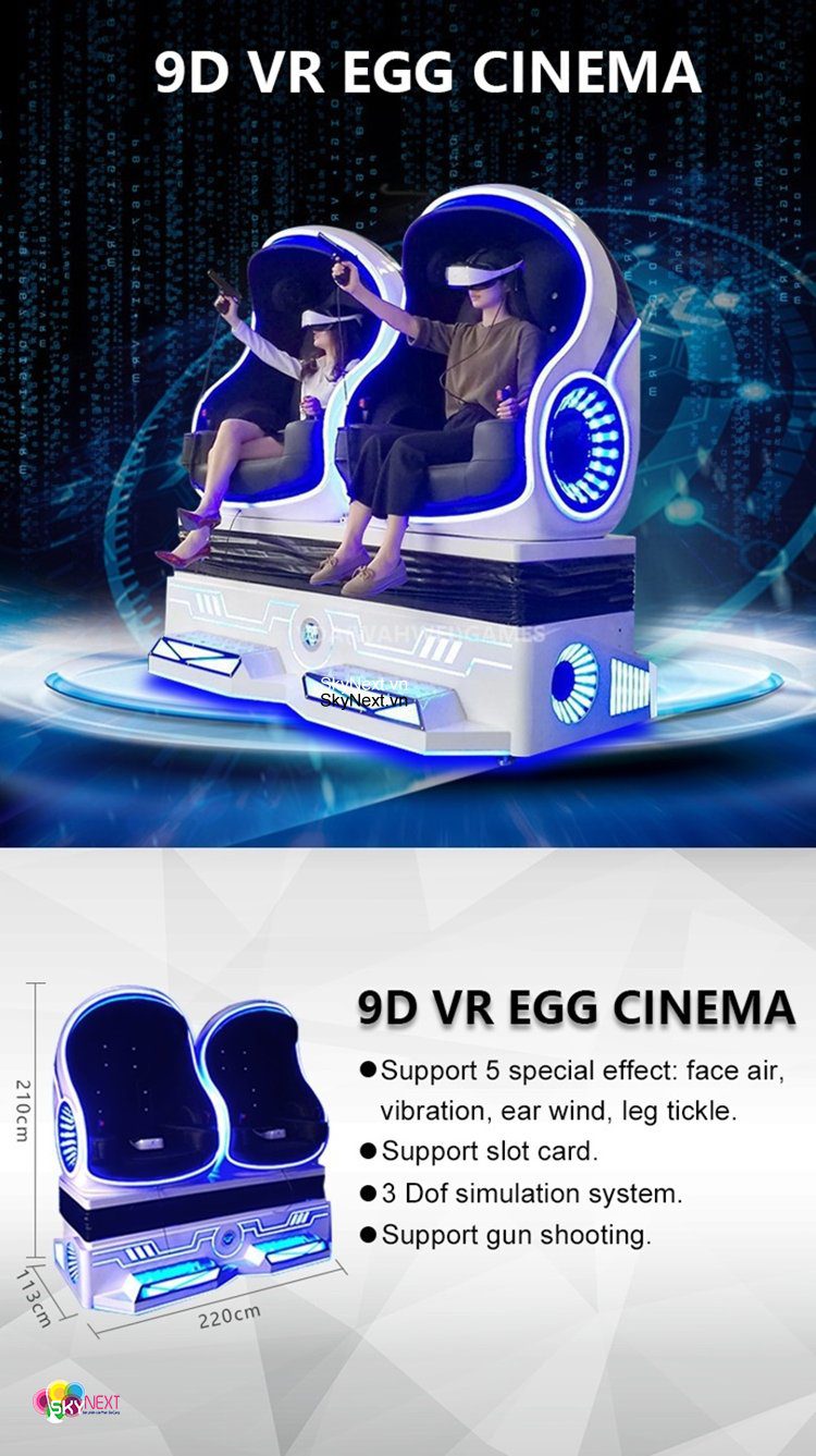 9D VR THỰC TẾ ẢO PHI THUYỀN DÀNH CHO 4 NGƯỜI CHƠI