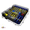 Sàn nhún Trampoline lò xo hình 003