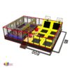 Sàn nhún Trampoline sản xuất tại Việt Nam 1 Sàn nhún Trampoline lò xo hình 007