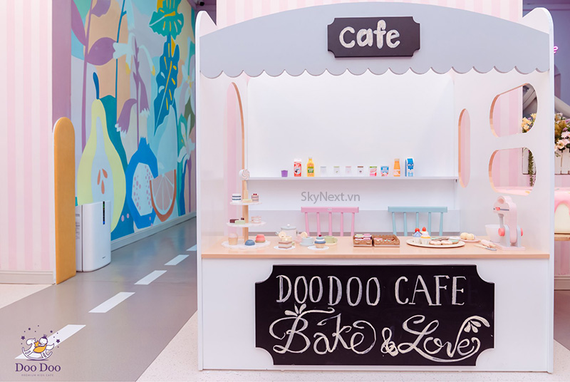 Quầy Cafe mini Doo Doo cho bé