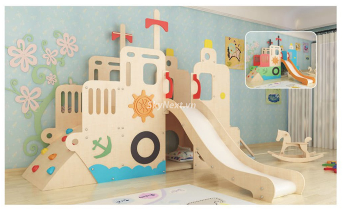 Mô hình khu liên hoàn Kids Cafe cho bé hình 3