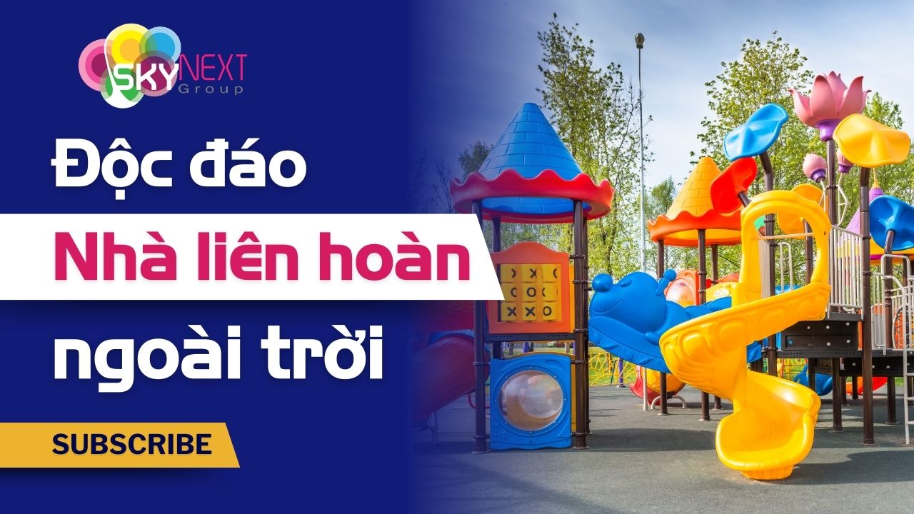 Mẫu nhà liên hoàn ngoài trời theo chủ đề độc đáo