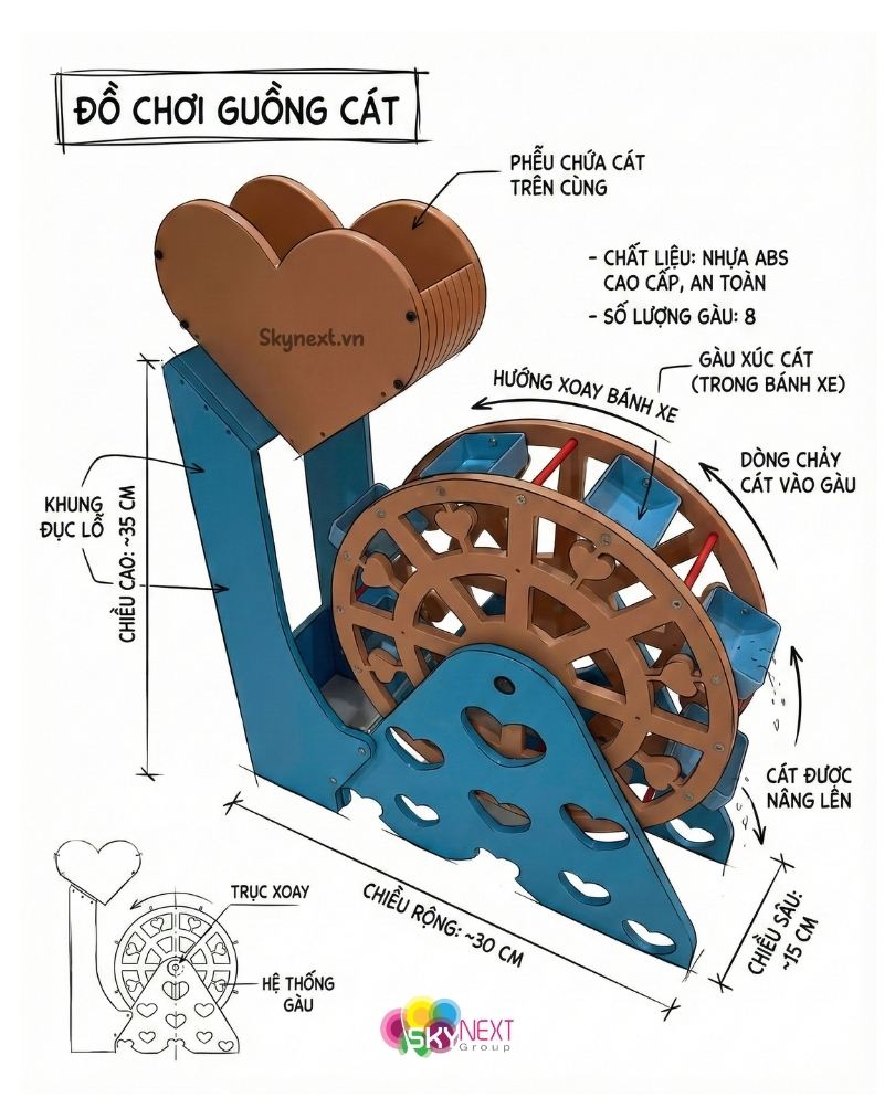 Dồ chơi guồng cát