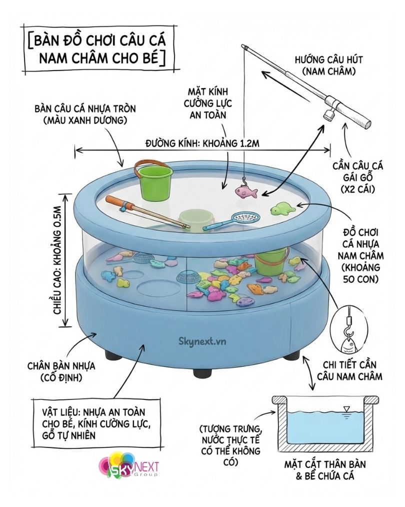 Hồ câu cá dành cho trẻ em