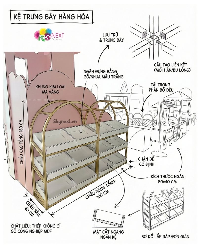 Kệ trưng bày hàng hóa