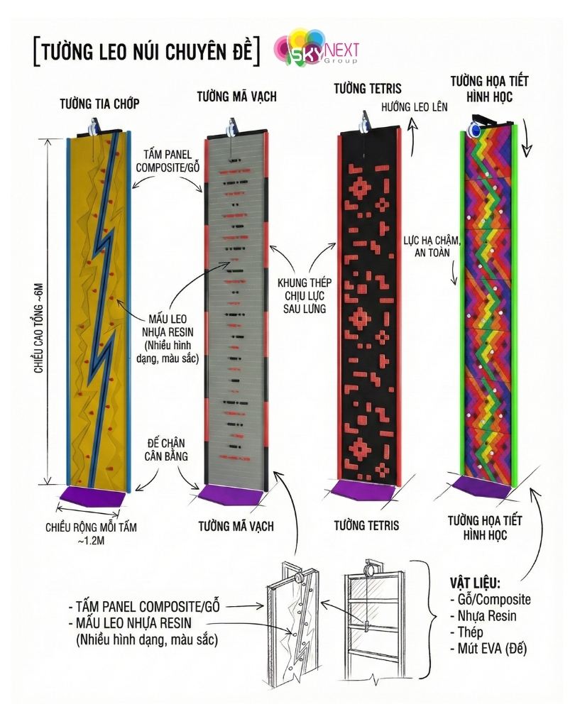 Leo núi trong nhà - leo nui trong nha