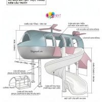 Máy bay trực thăng kiêm cầu trượt