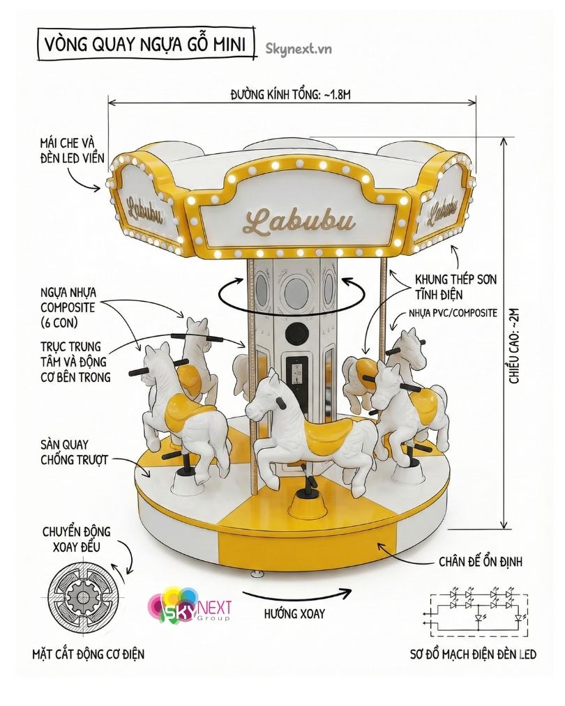 Trò Chơi phổ biến đu quay điện
