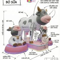 Mô hình bò sữa