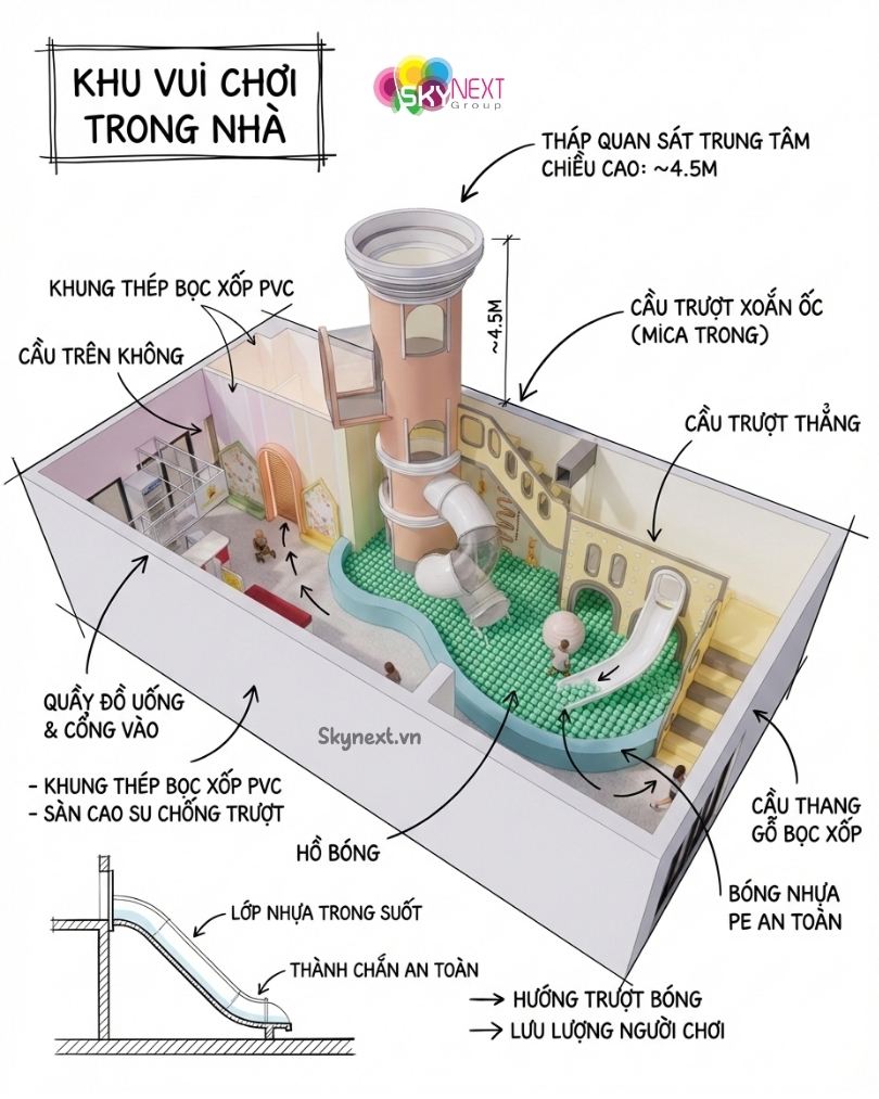 Nhà liên hoàn trong nhà