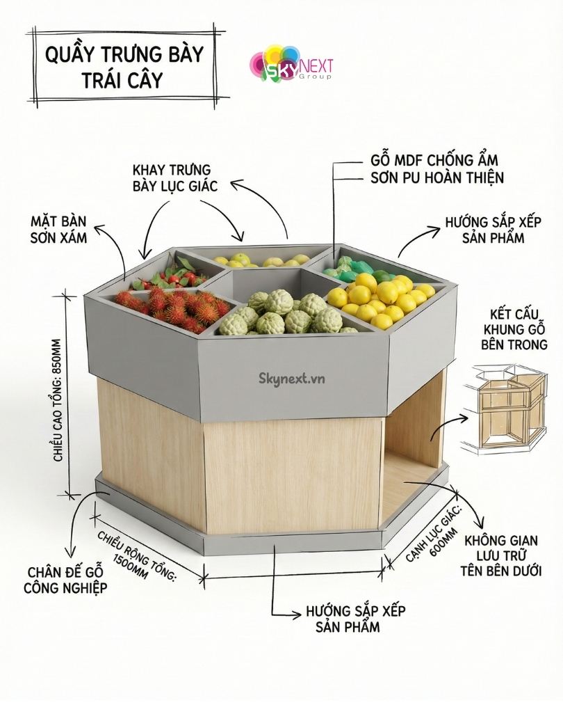 quầy trái cây