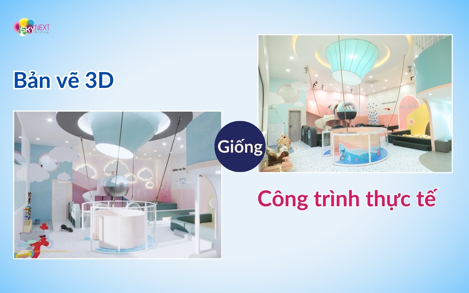 Thiết kế thi công khu vui chơi đồng bộ từ ý tưởng tới vận hành