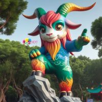 Nhân vật Dê hoạt hình Cartoon