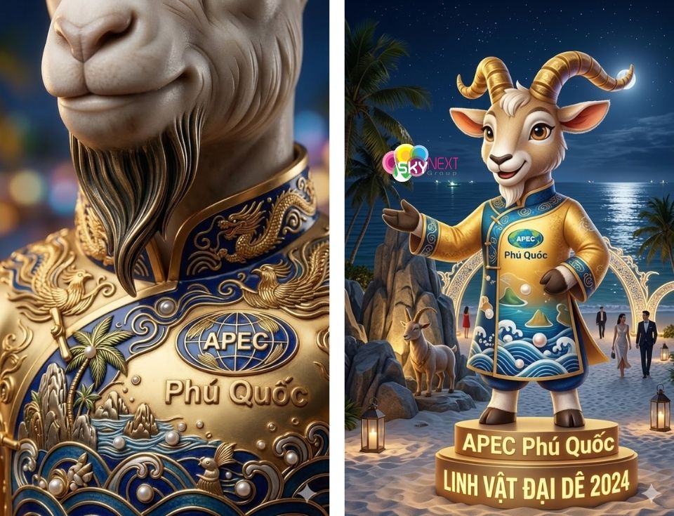 Dê trong trang phục truyền thống