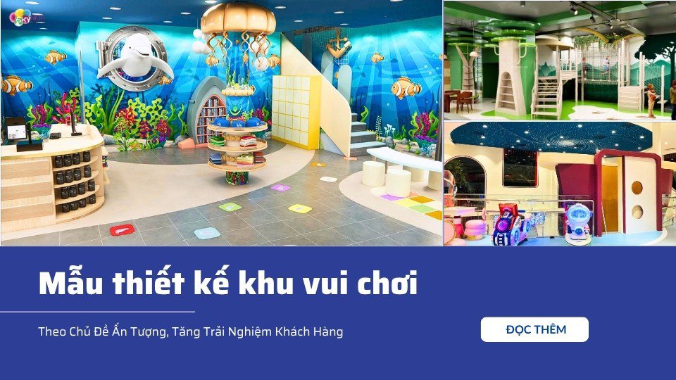 Khu Vui Chơi Woopie Vương Quốc Hạnh Phúc Có Gì Đặc Biệt 2 Khu vui chơi trong nhà nhiều chủ đề với tranh tường đại dương và khu trò chơi màu sắc