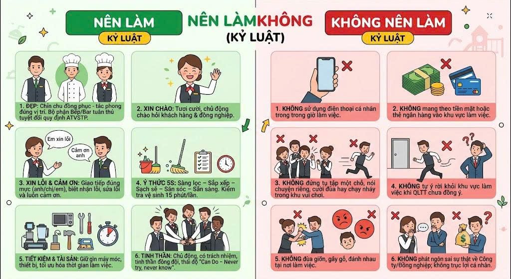 MẪU QUY ĐỊNH làm việc tại Khu vui chơi 1 MẪU QUY ĐỊNH làm việc tại Khu vui chơi dành cho nhân viên.