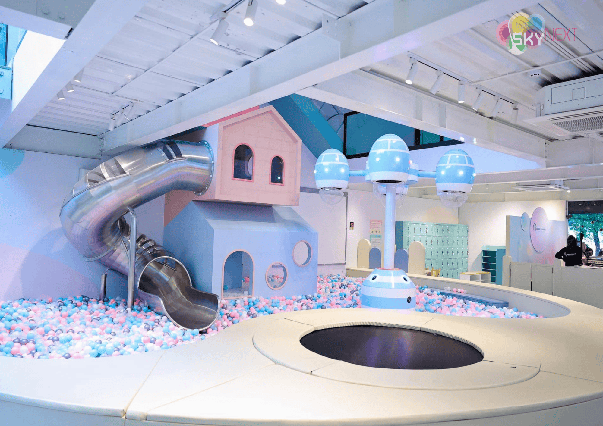 Kids cafe Hà Nội Bubble House West Lake Tây Hồ 2 Ban sao cua MOT SO KHU VUC CHOI SKYNEXT 4