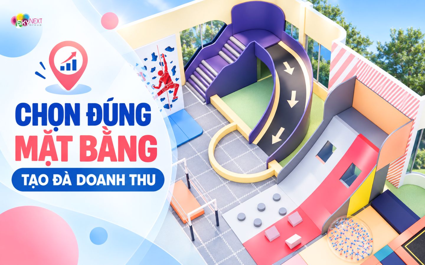 Hướng dẫn mở khu vui chơi trẻ em năm 2027 từ A-Z 4 Chọn mặt bằng mở khu vui chơi có khả năng tạo doanh thu