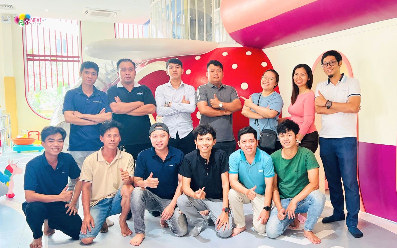 Đội Ngũ Nhân Sự 6 Đội ngũ SkyNext cùng nhau kiến tạo những không gian tuổi thơ đáng nhớ
