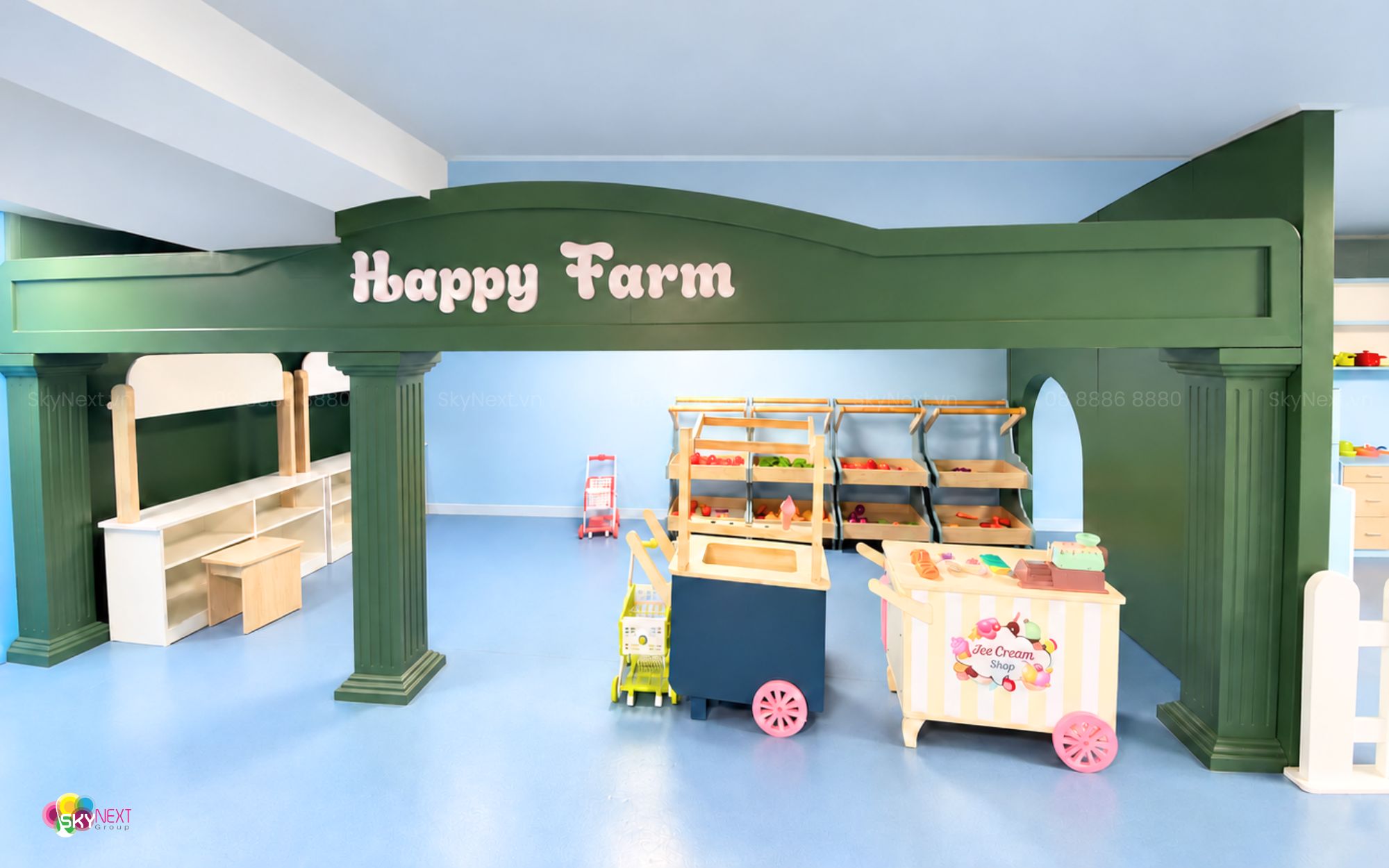 Công Trình Khu Vui Chơi Big Blue Cafe Kids 200m2 Tại Đắk Lắk 21 Hình ảnh thực tế khu vui chơi Big Blue Cafe Kids