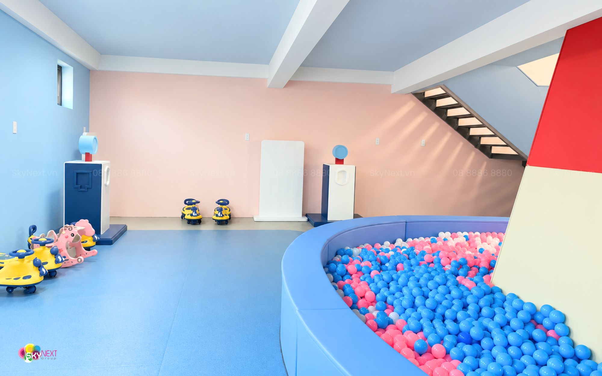 Công Trình Khu Vui Chơi Big Blue Cafe Kids 200m2 Tại Đắk Lắk 12 Hình ảnh thực tế khu vui chơi Big Blue Cafe Kids