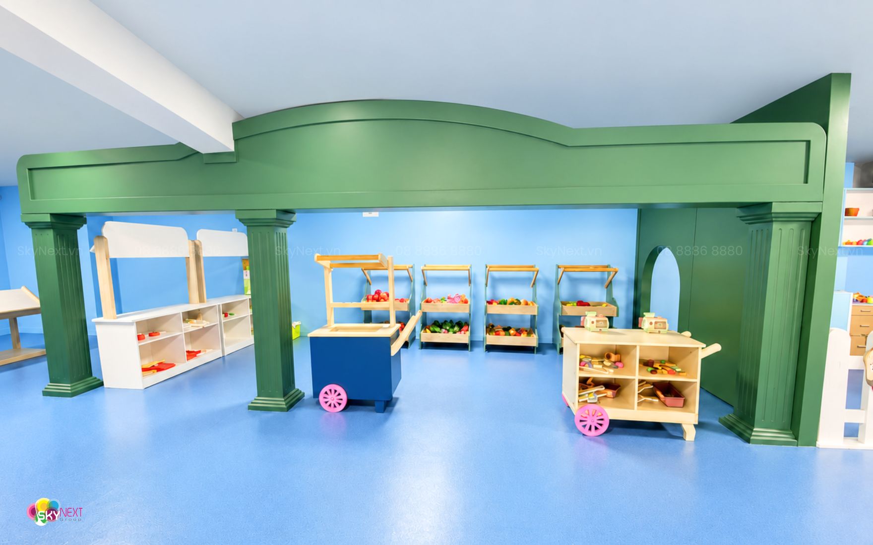 Công Trình Khu Vui Chơi Big Blue Cafe Kids 200m2 Tại Đắk Lắk 19 Hình ảnh thực tế khu vui chơi Big Blue Cafe Kids
