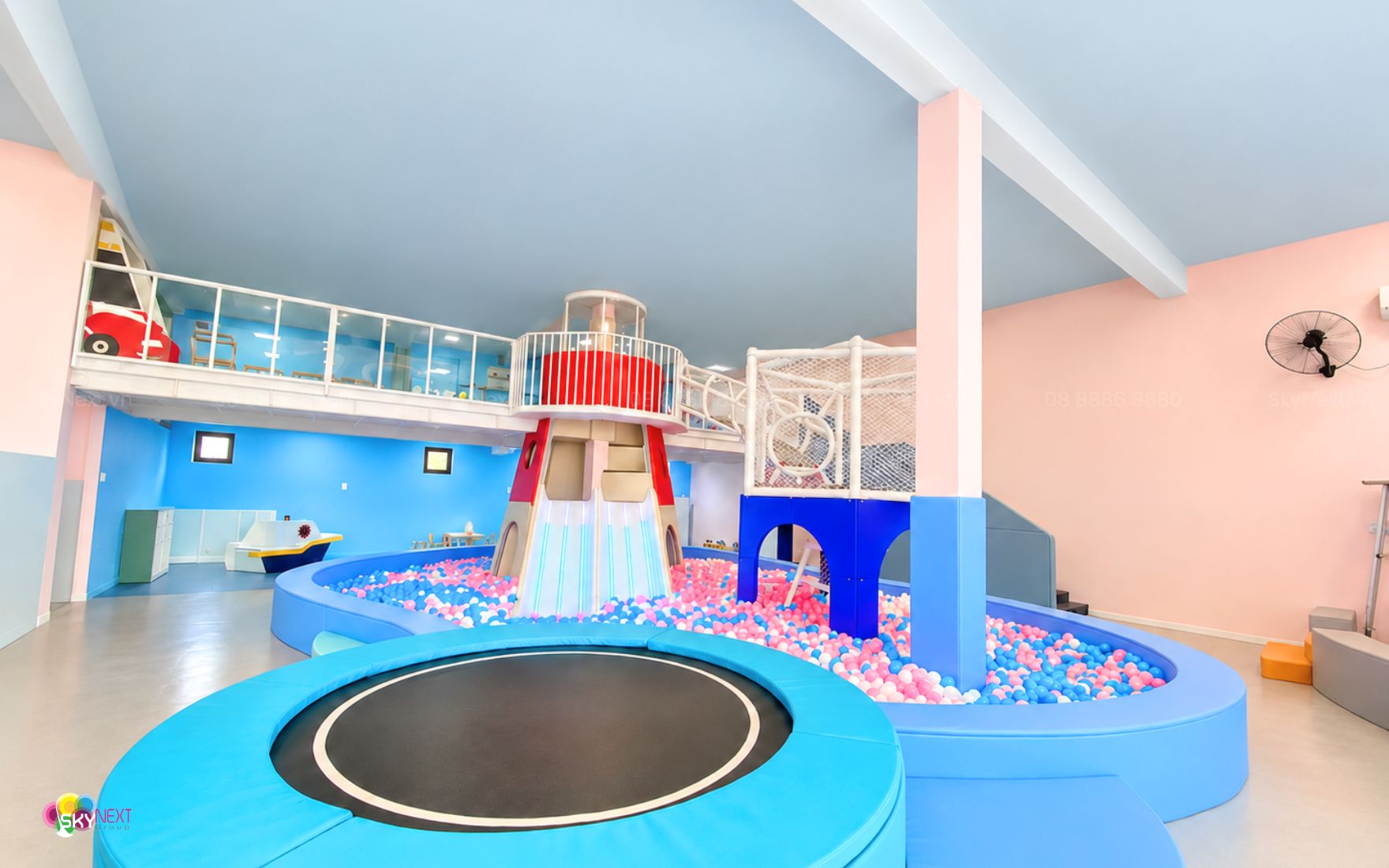 Công Trình Khu Vui Chơi Big Blue Cafe Kids 200m2 Tại Đắk Lắk 18 Hình ảnh thực tế khu vui chơi Big Blue Cafe Kids