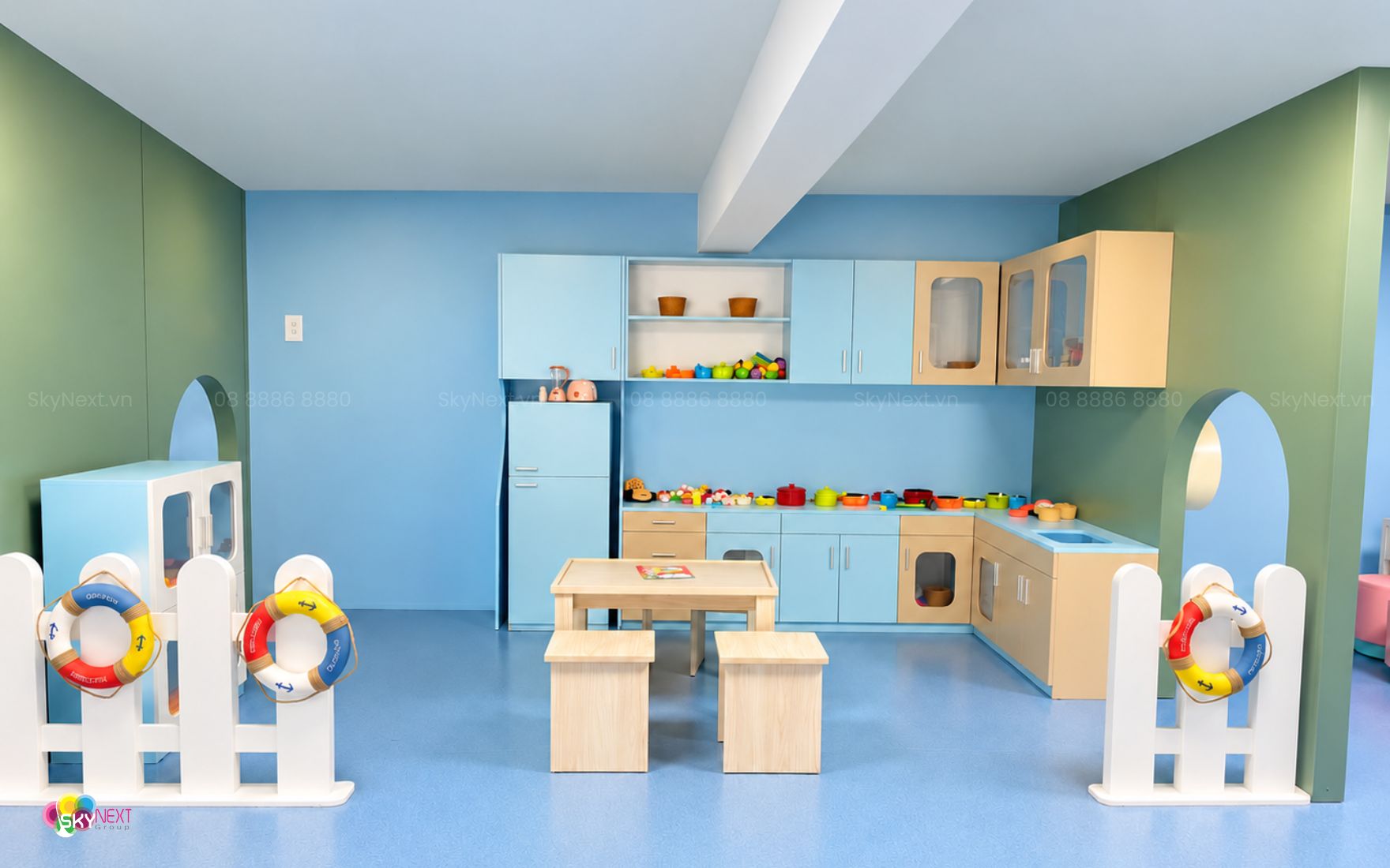 Công Trình Khu Vui Chơi Big Blue Cafe Kids 200m2 Tại Đắk Lắk 17 Hình ảnh thực tế khu vui chơi Big Blue Cafe Kids