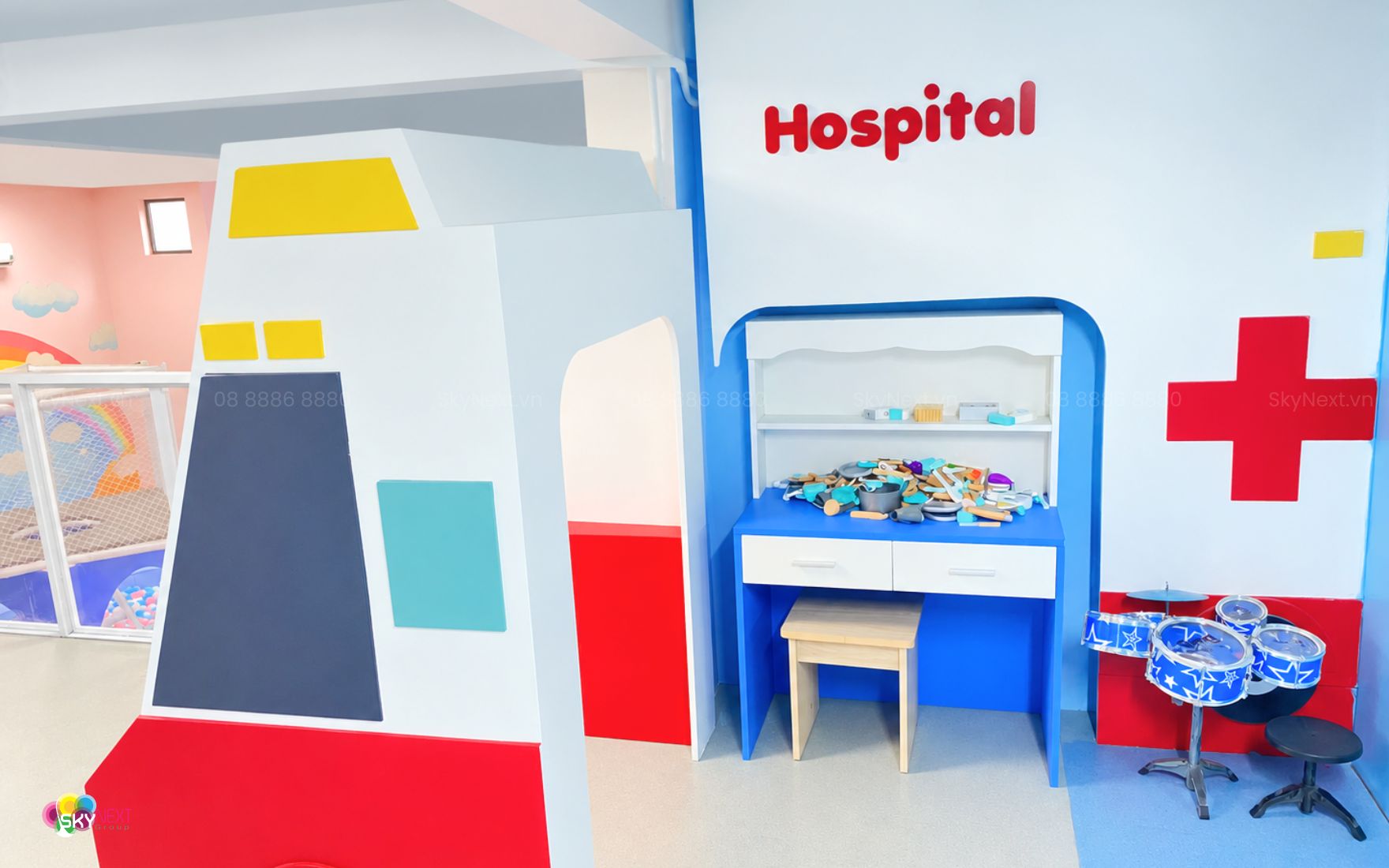 Công Trình Khu Vui Chơi Big Blue Cafe Kids 200m2 Tại Đắk Lắk 14 Hình ảnh thực tế khu vui chơi Big Blue Cafe Kids