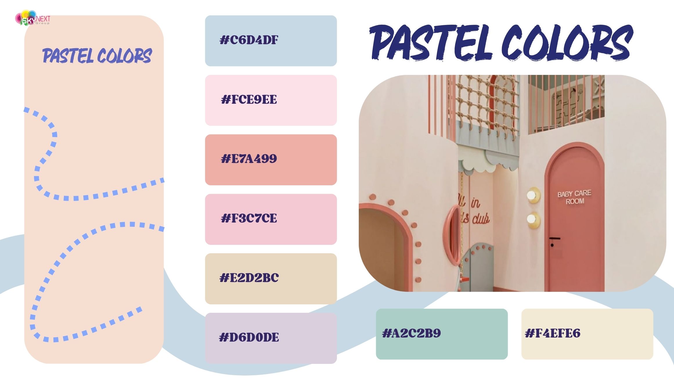 Pastel Colors - Bảng màu thiết kế nhẹ nhàng, thân thiện với trẻ nhỏ
