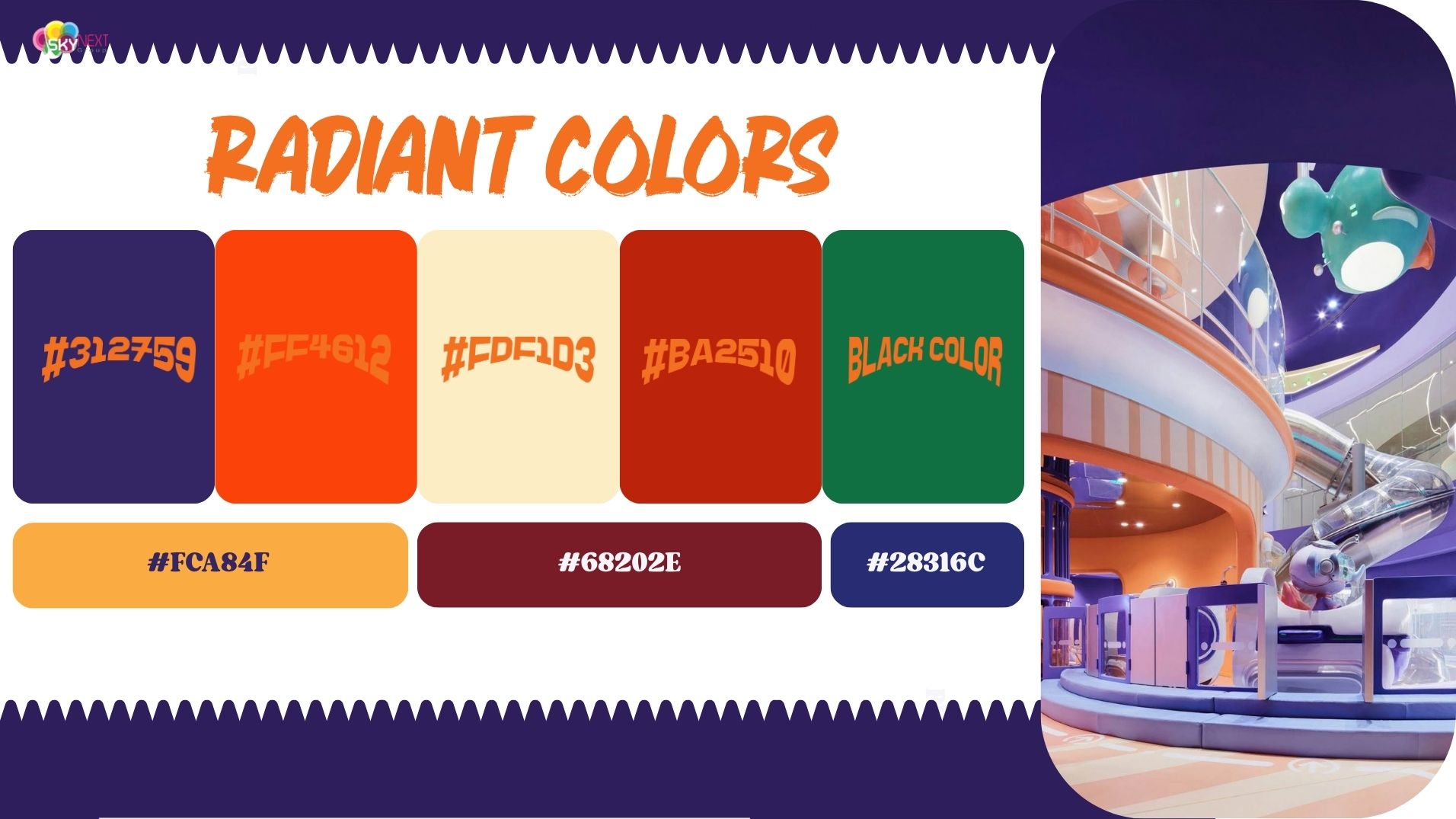 Radiant Colors - Bảng màu thiết kế rực rỡ, giàu năng lượng